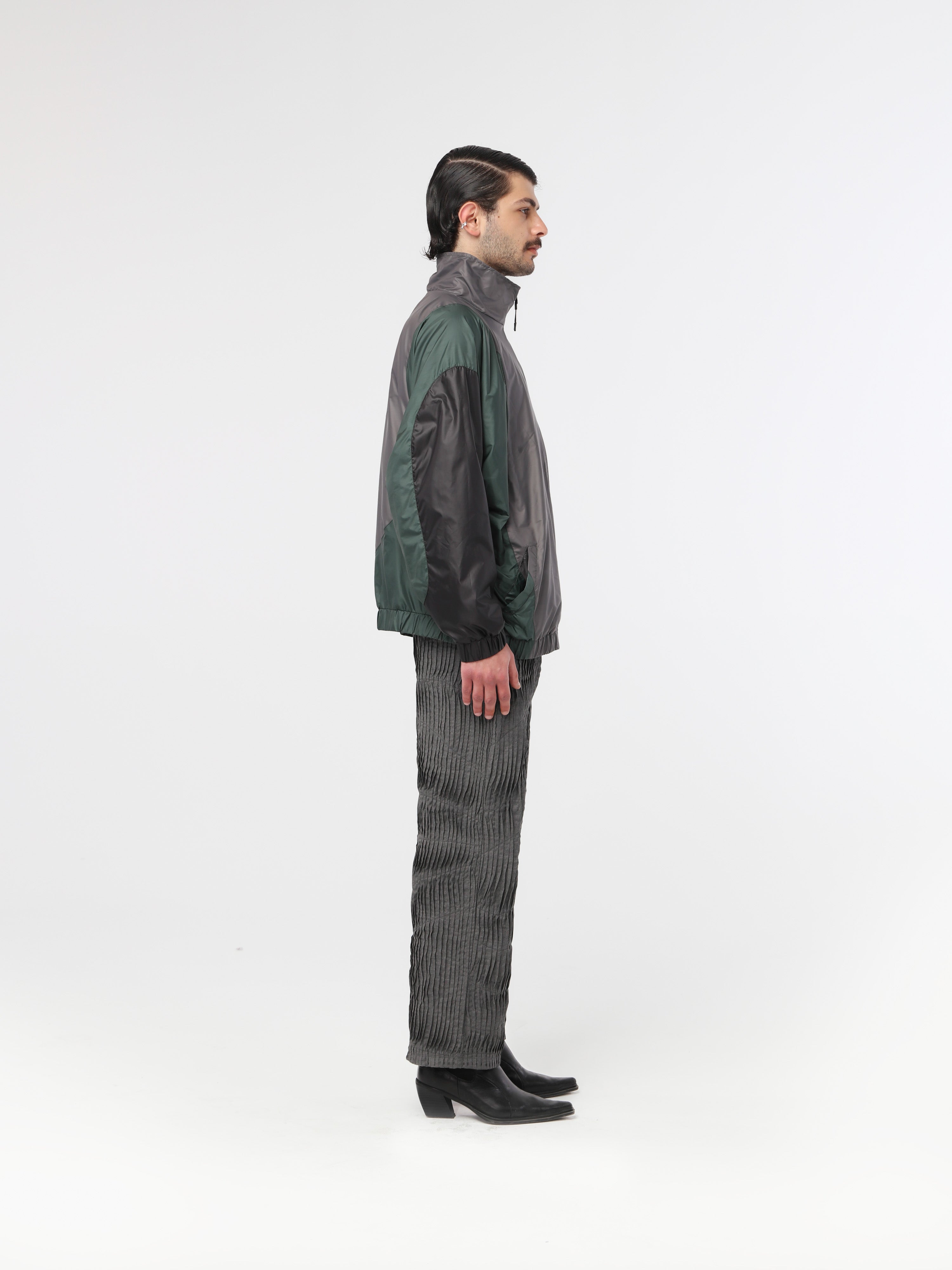 Cut-Out Bomber Jacket