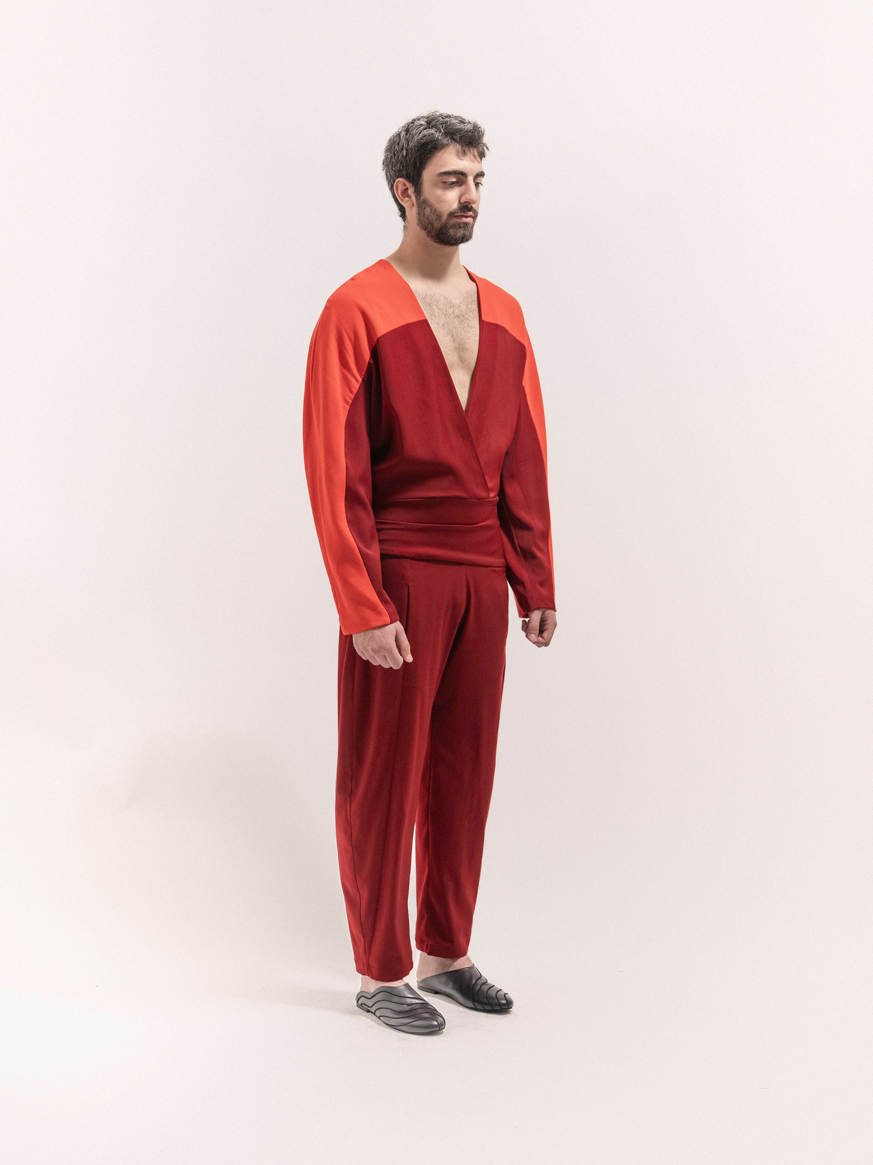 Color Blocking Jumpsuit
