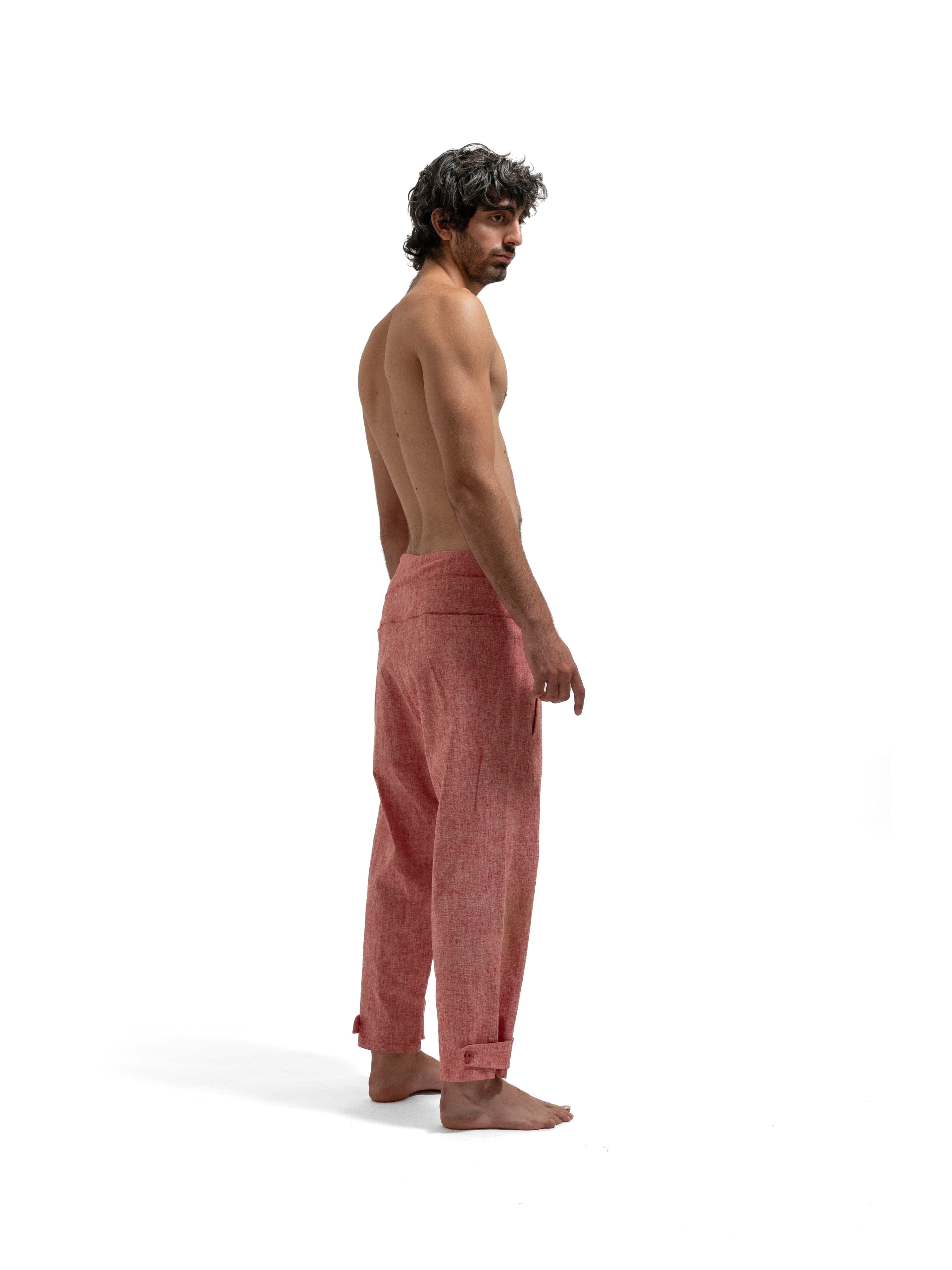 Oriental Pants - Red