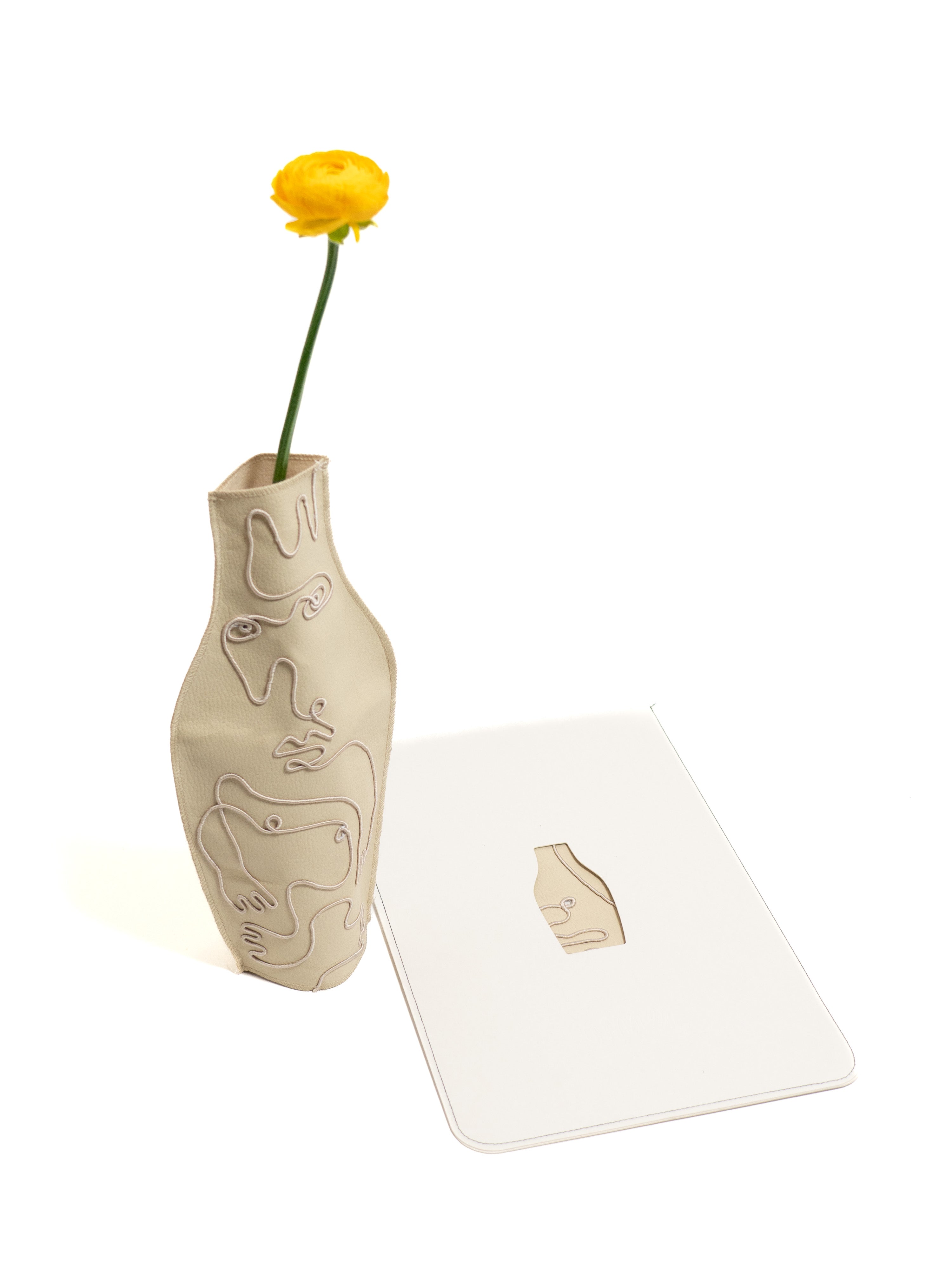 The Bottle Vase - Beige
