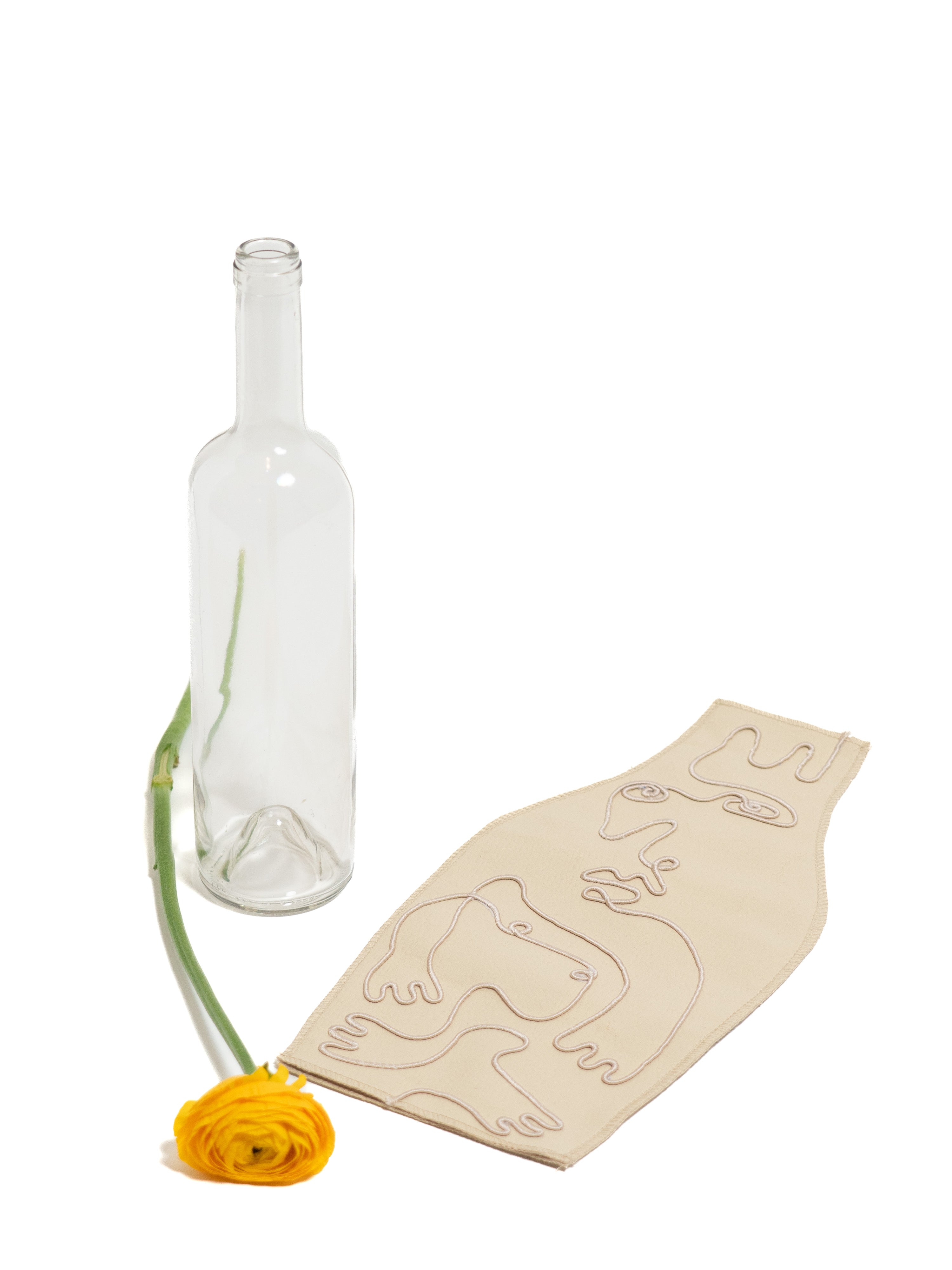 The Bottle Vase - Beige