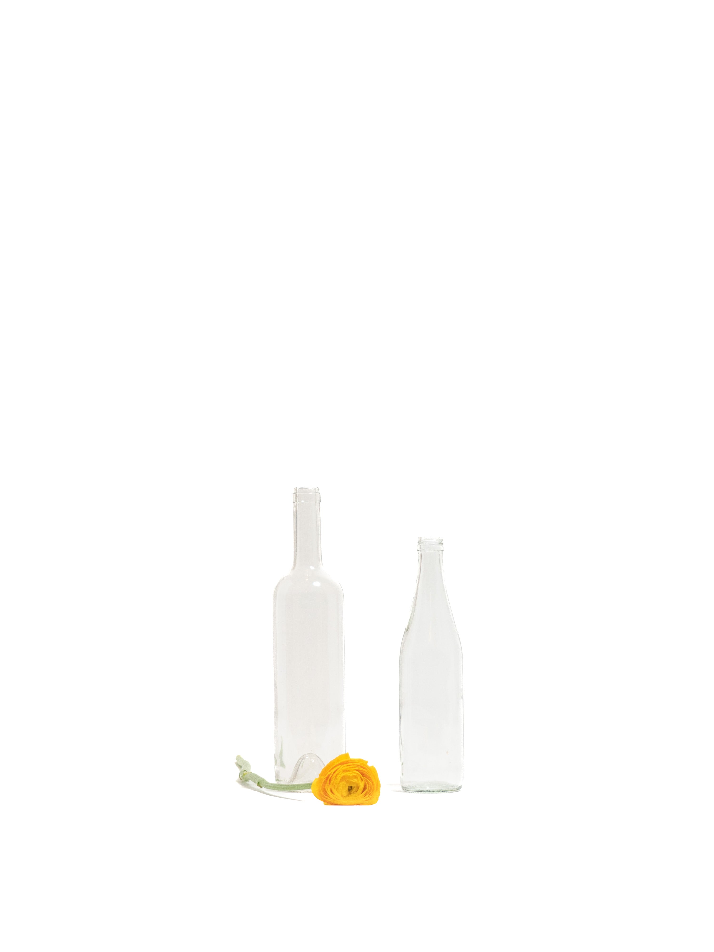 The Curved Face Vase - Orange