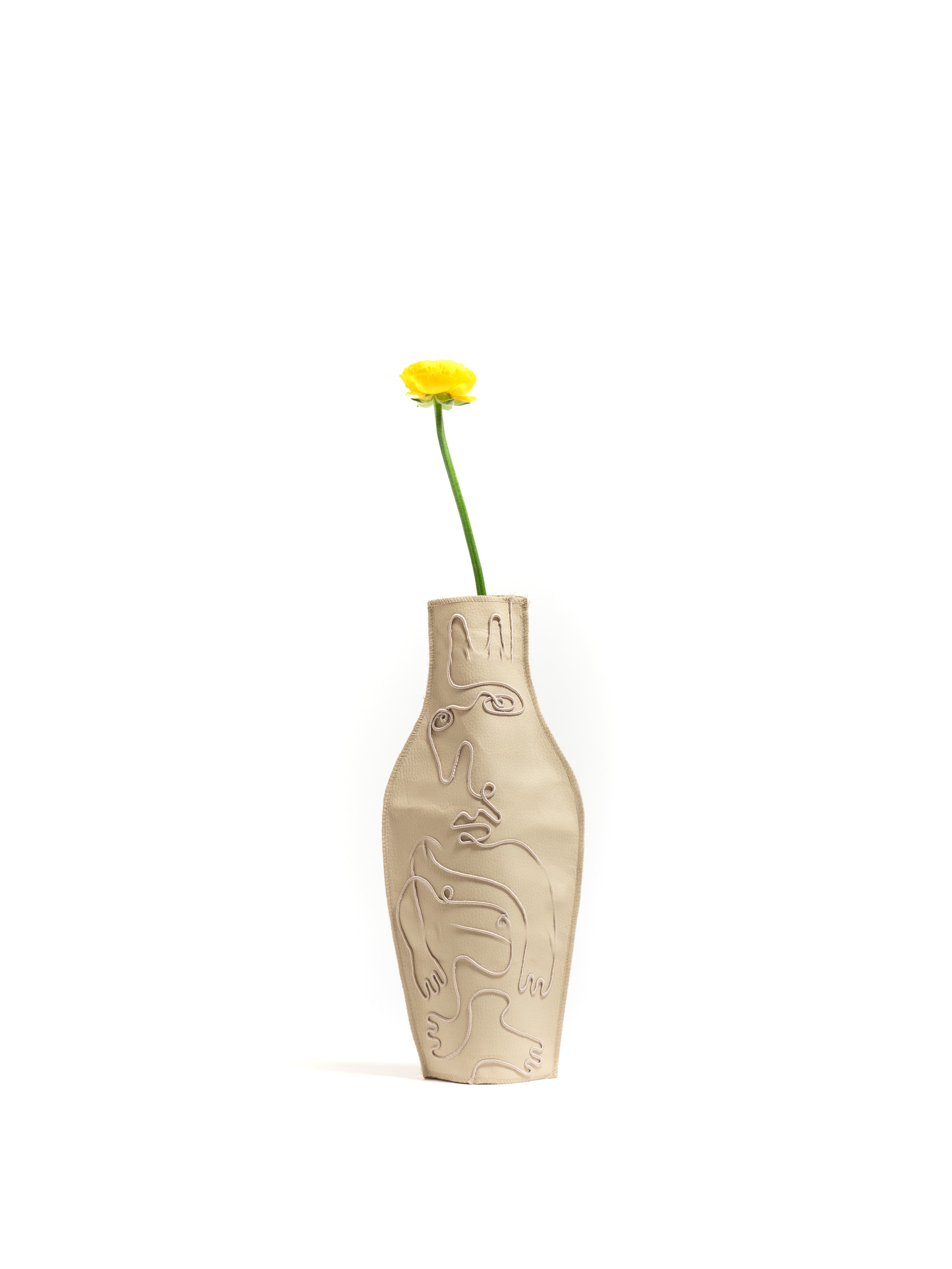 The Bottle Vase - Beige