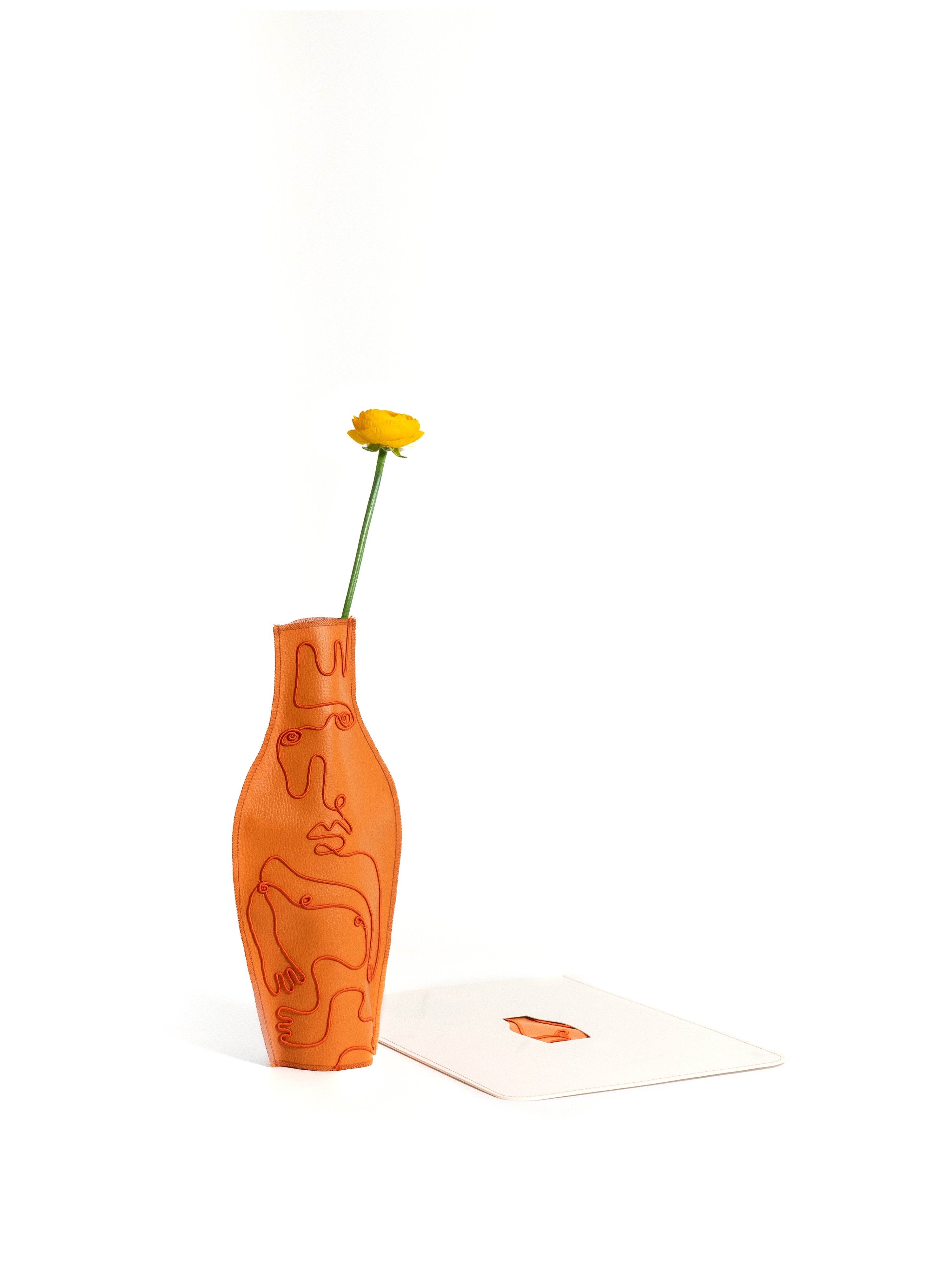 The Bottle Vase - Orange