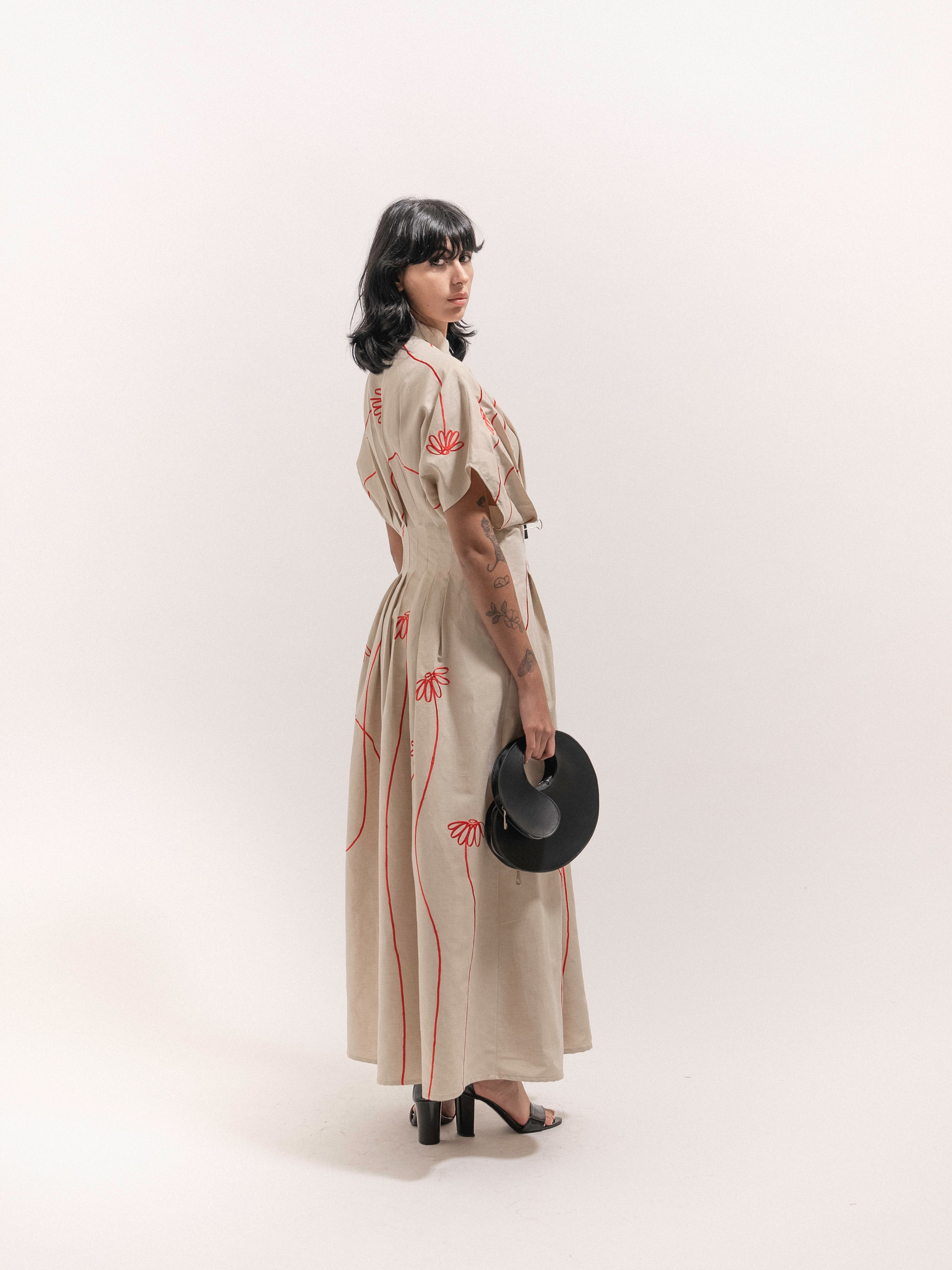 Pleated Dress
