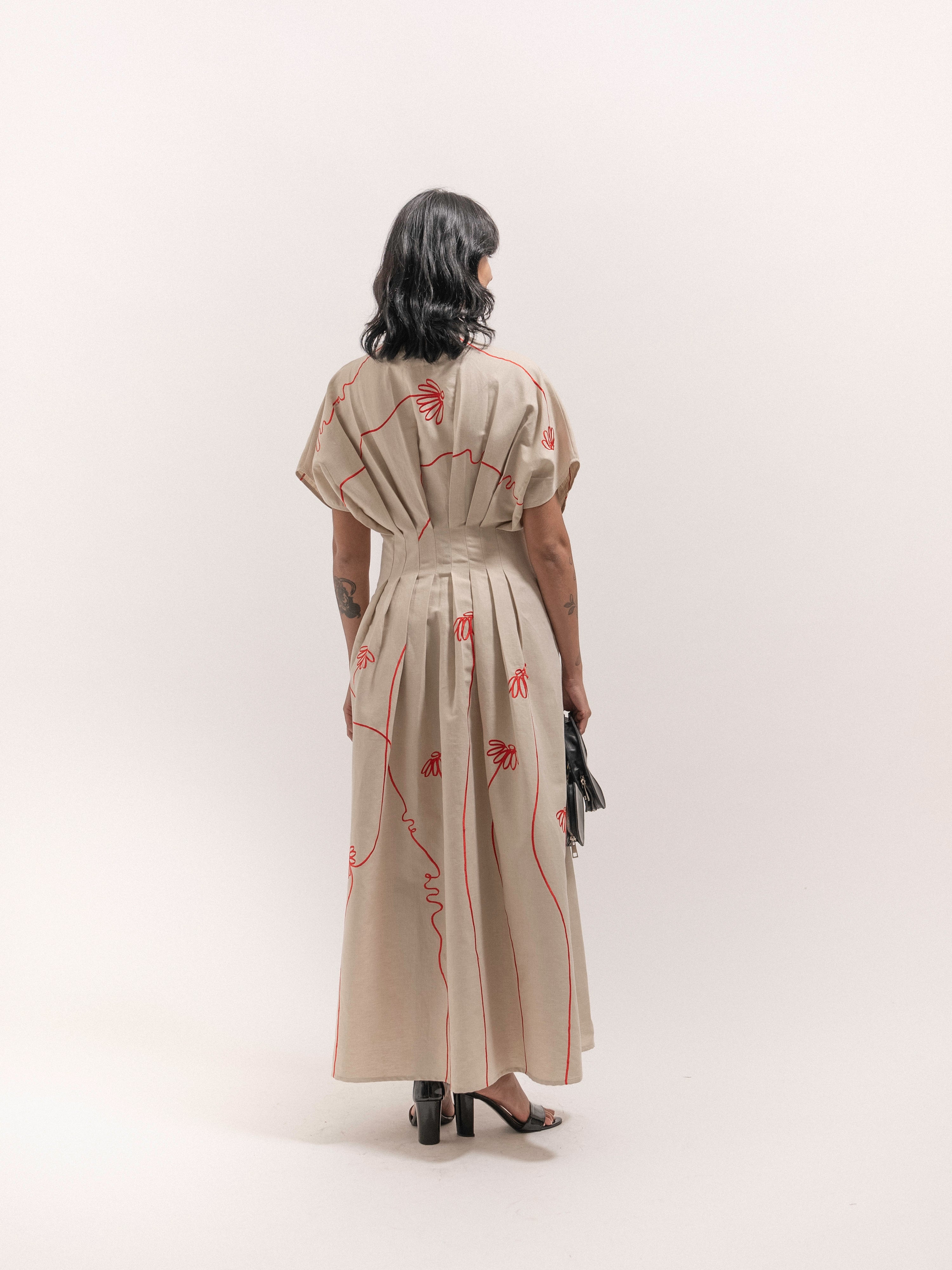 Pleated Dress