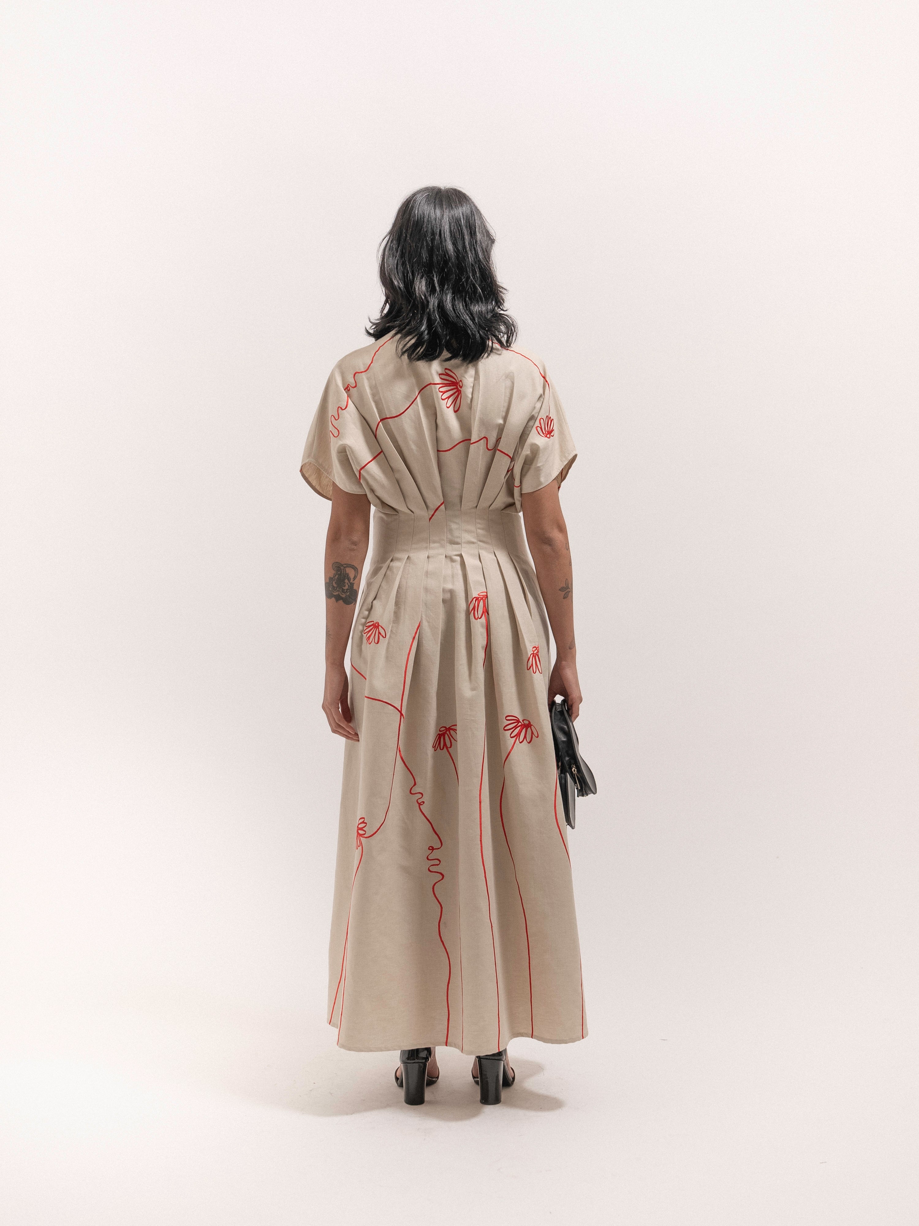 Pleated Dress