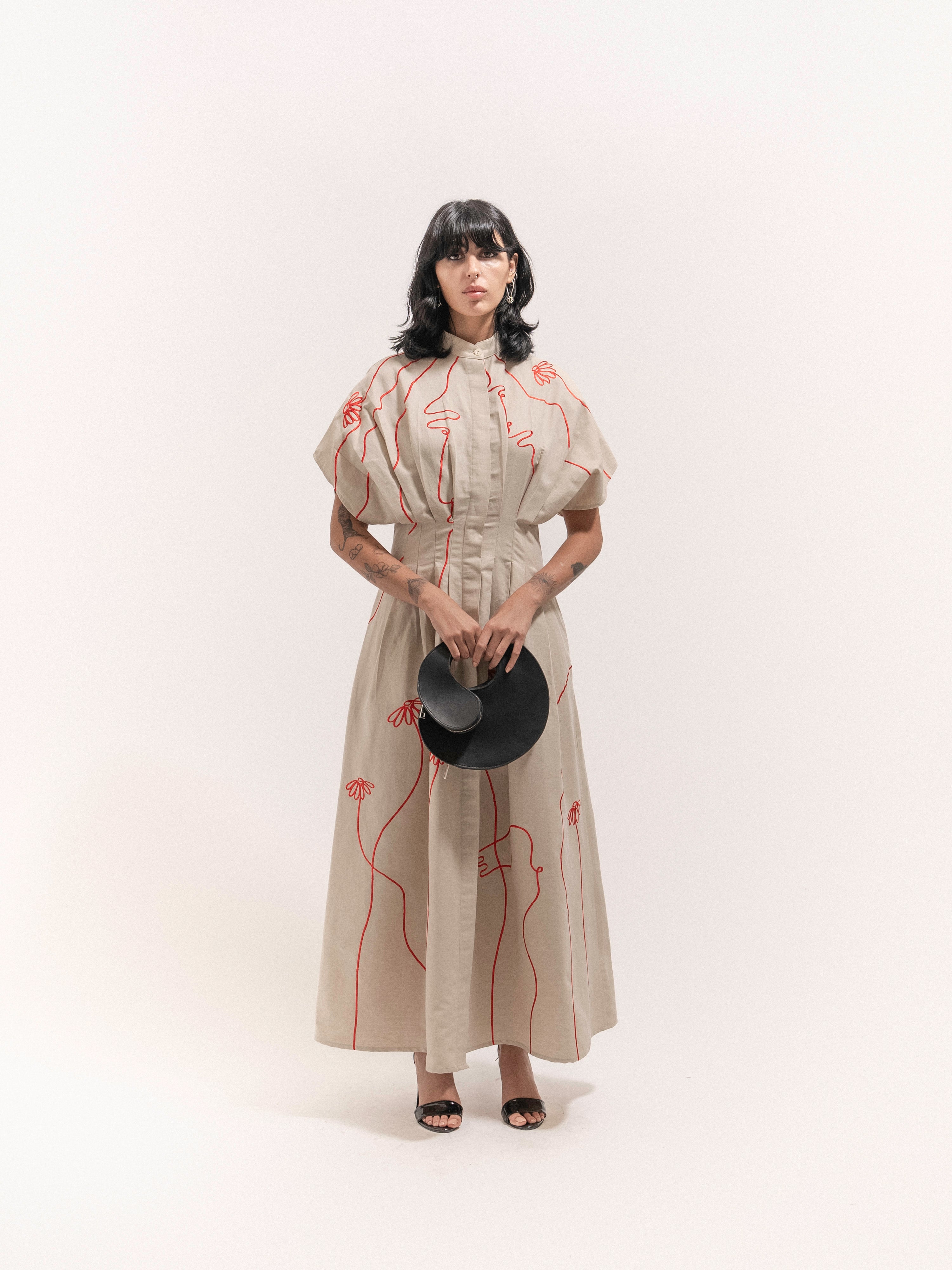 Pleated Dress
