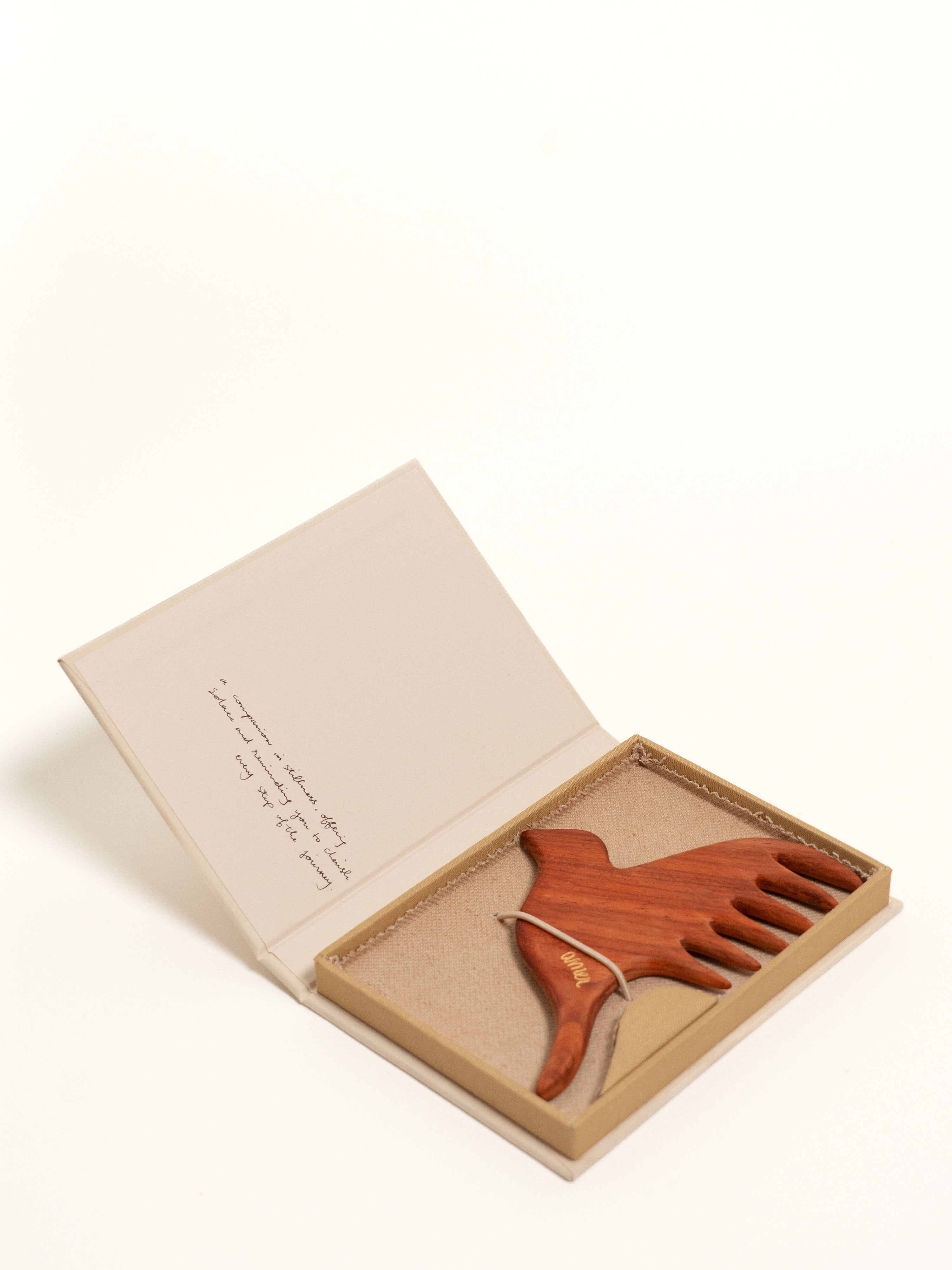 The Bird Comb - Exotic Red Padauk