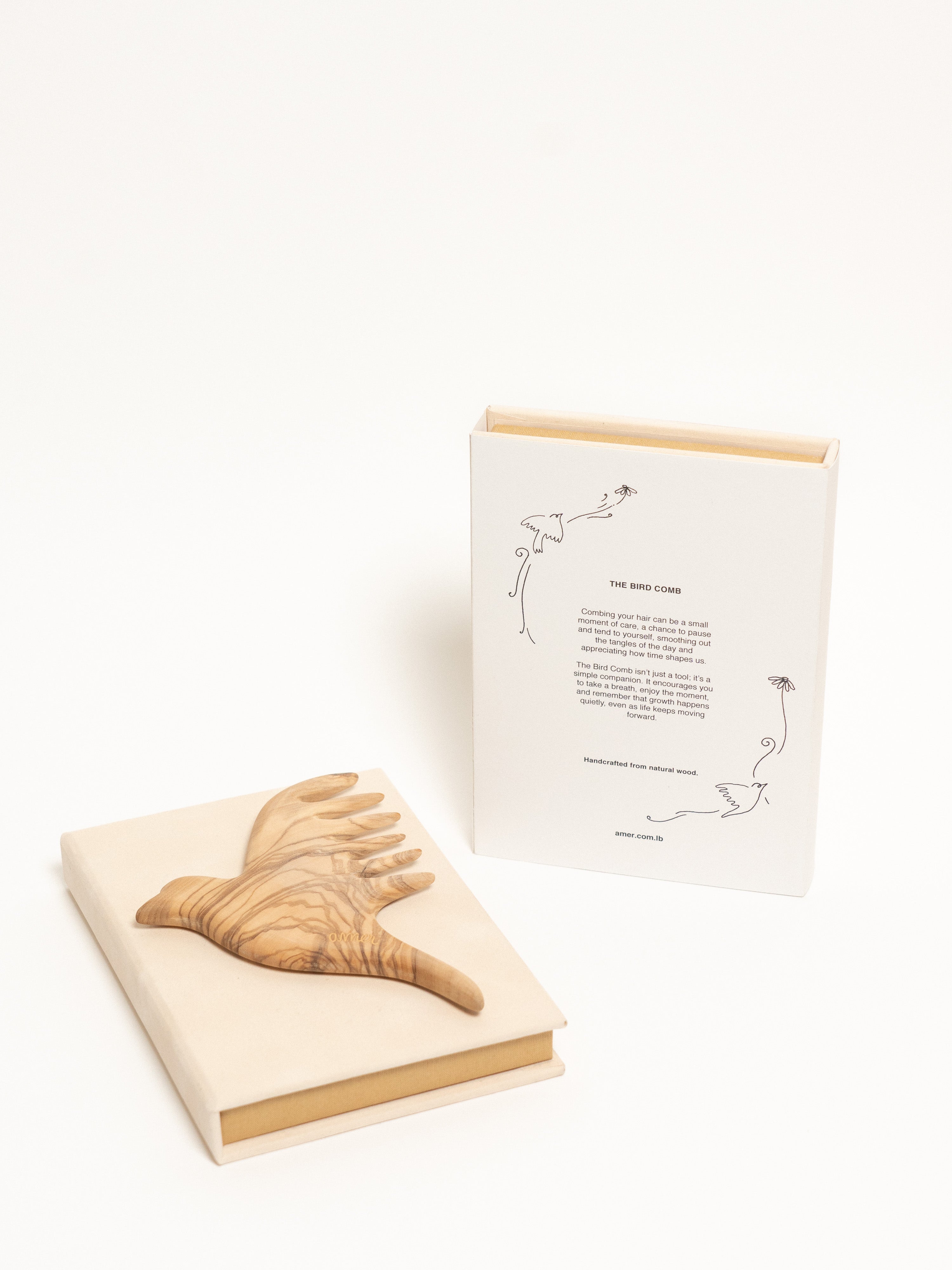 The Bird Comb - Lebanese Beige Olive