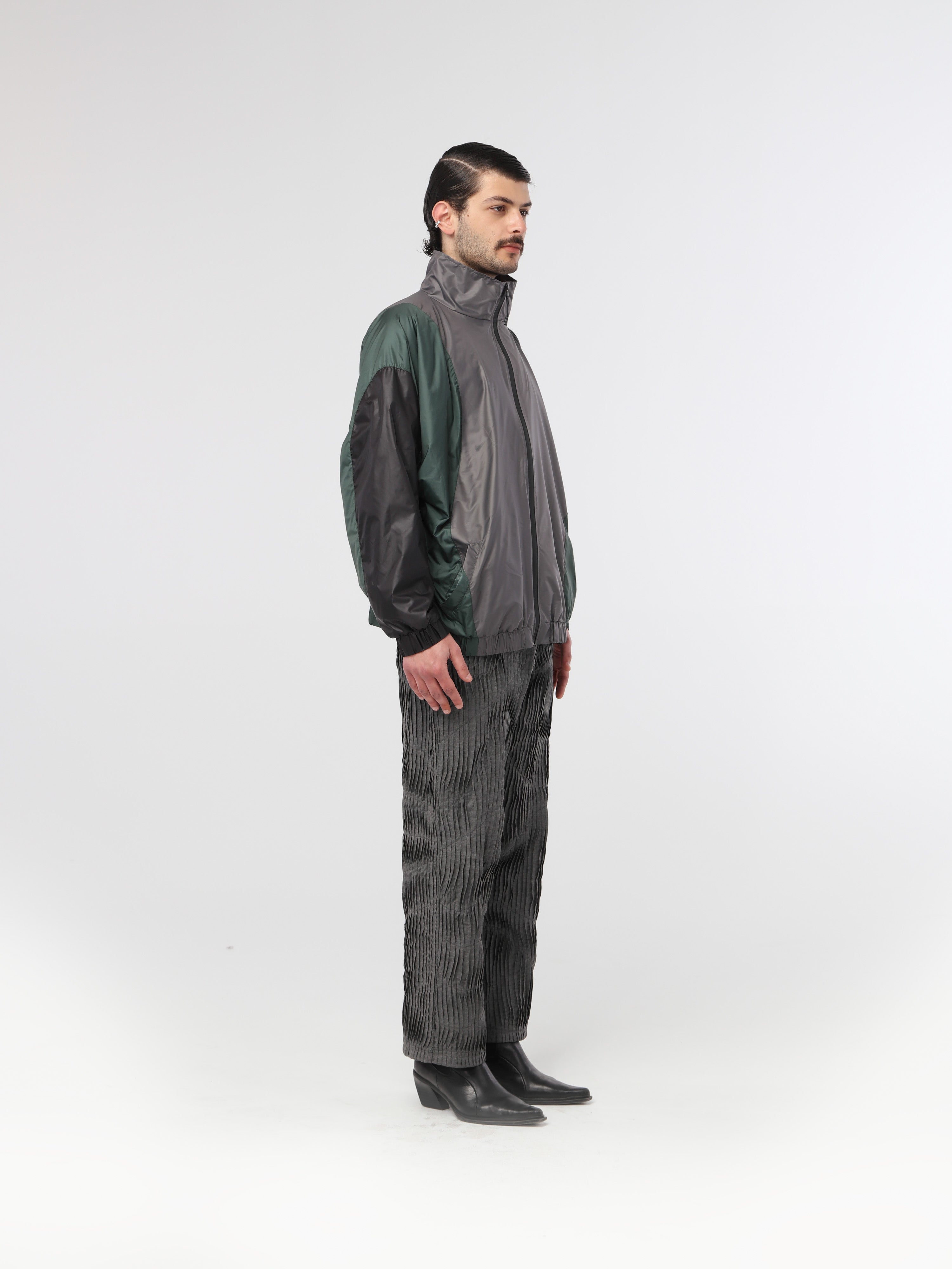 Cut-Out Bomber Jacket