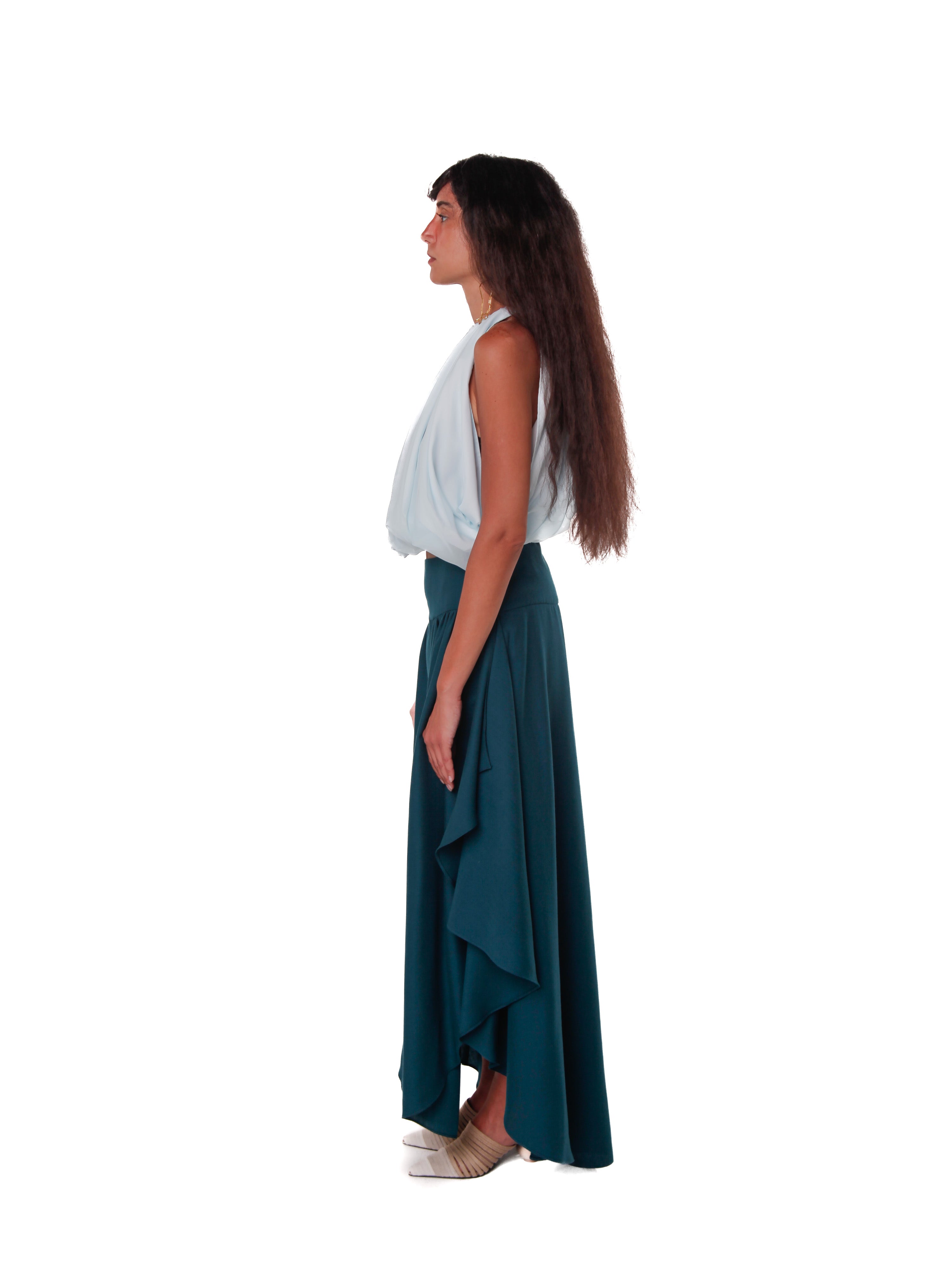 Fin Drape Skirt