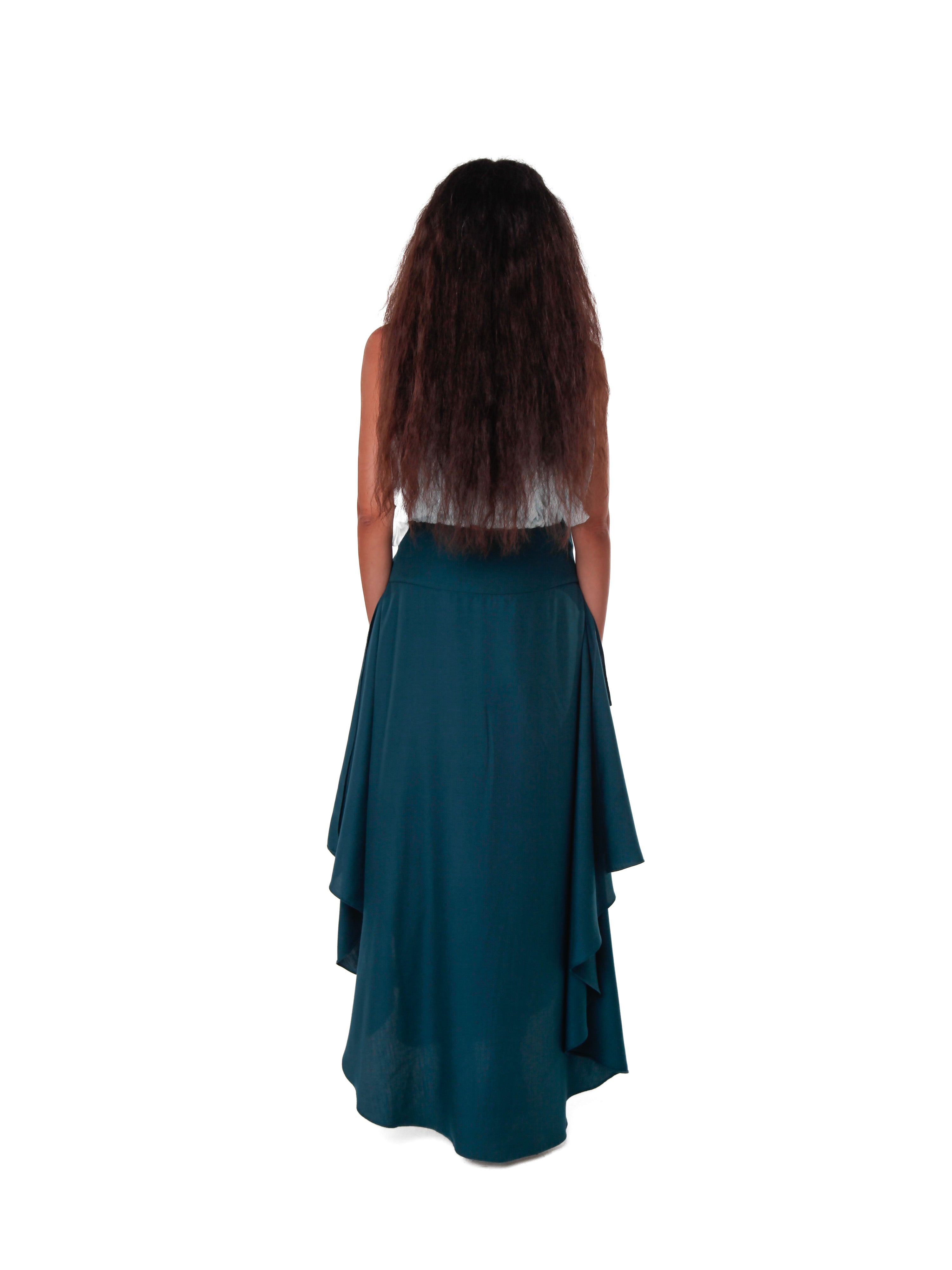 Fin Drape Skirt