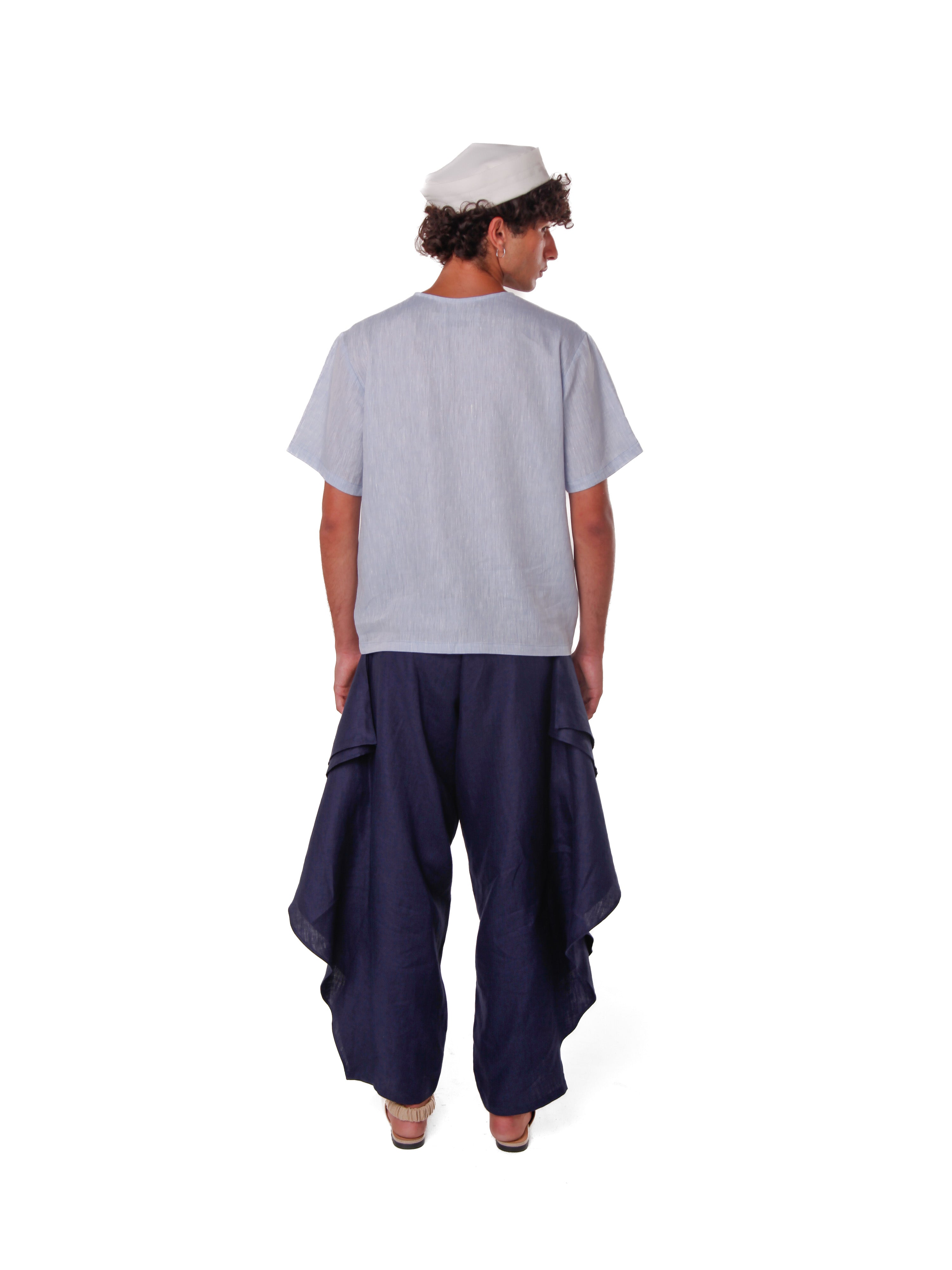 Frame Linen Top
