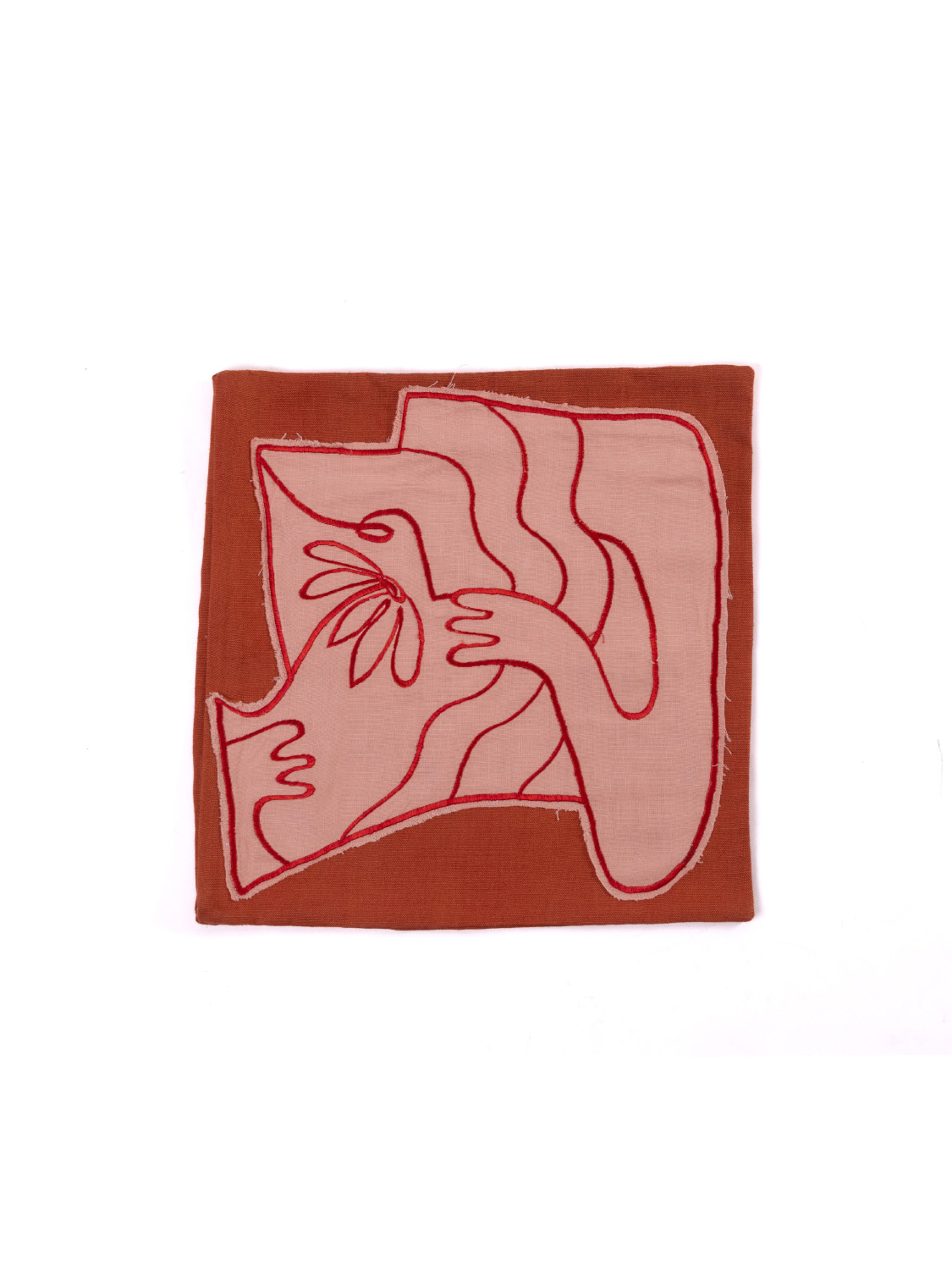Mood Cushion - Brick Salmon