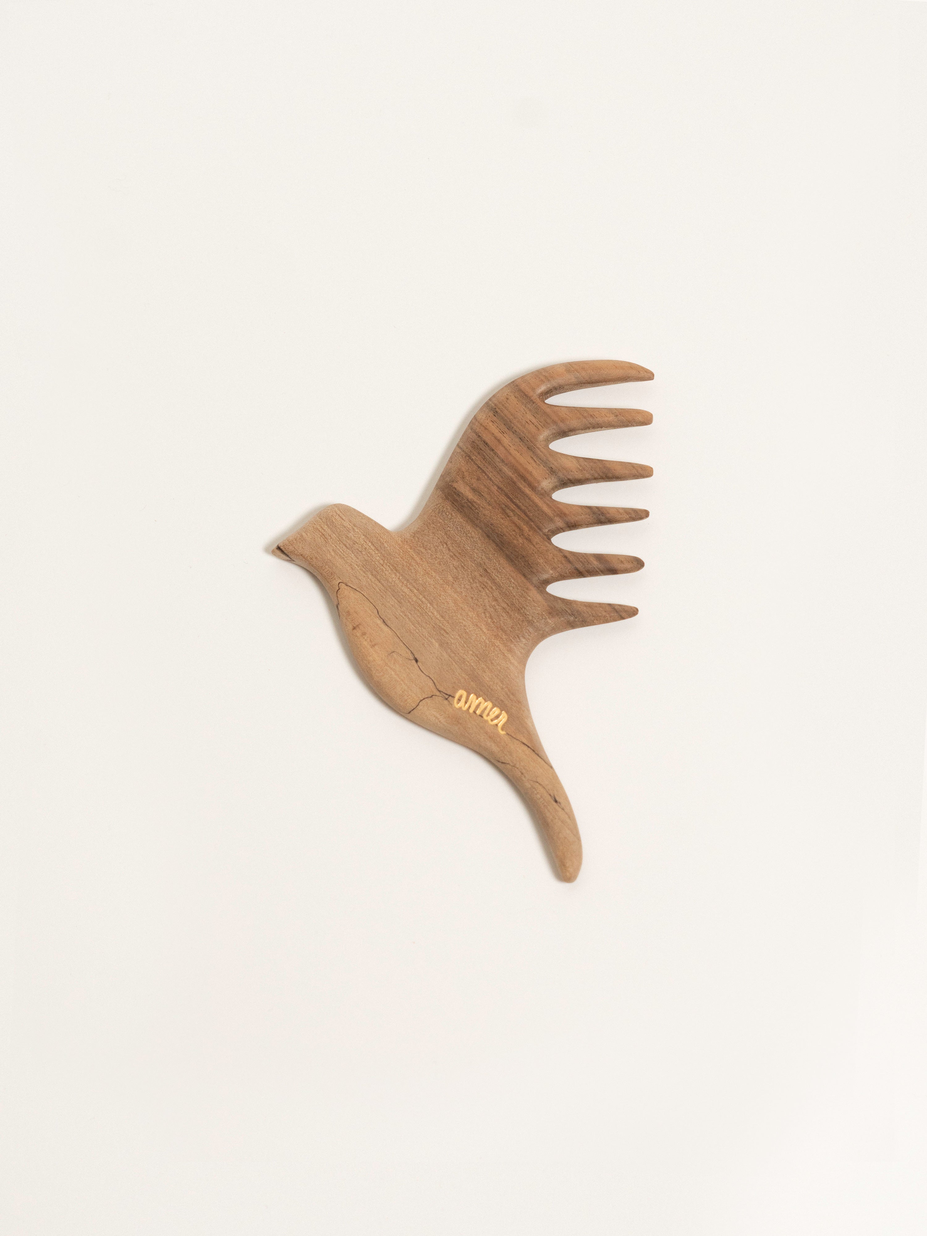 The Bird Comb - Lebanese Brown Walnut