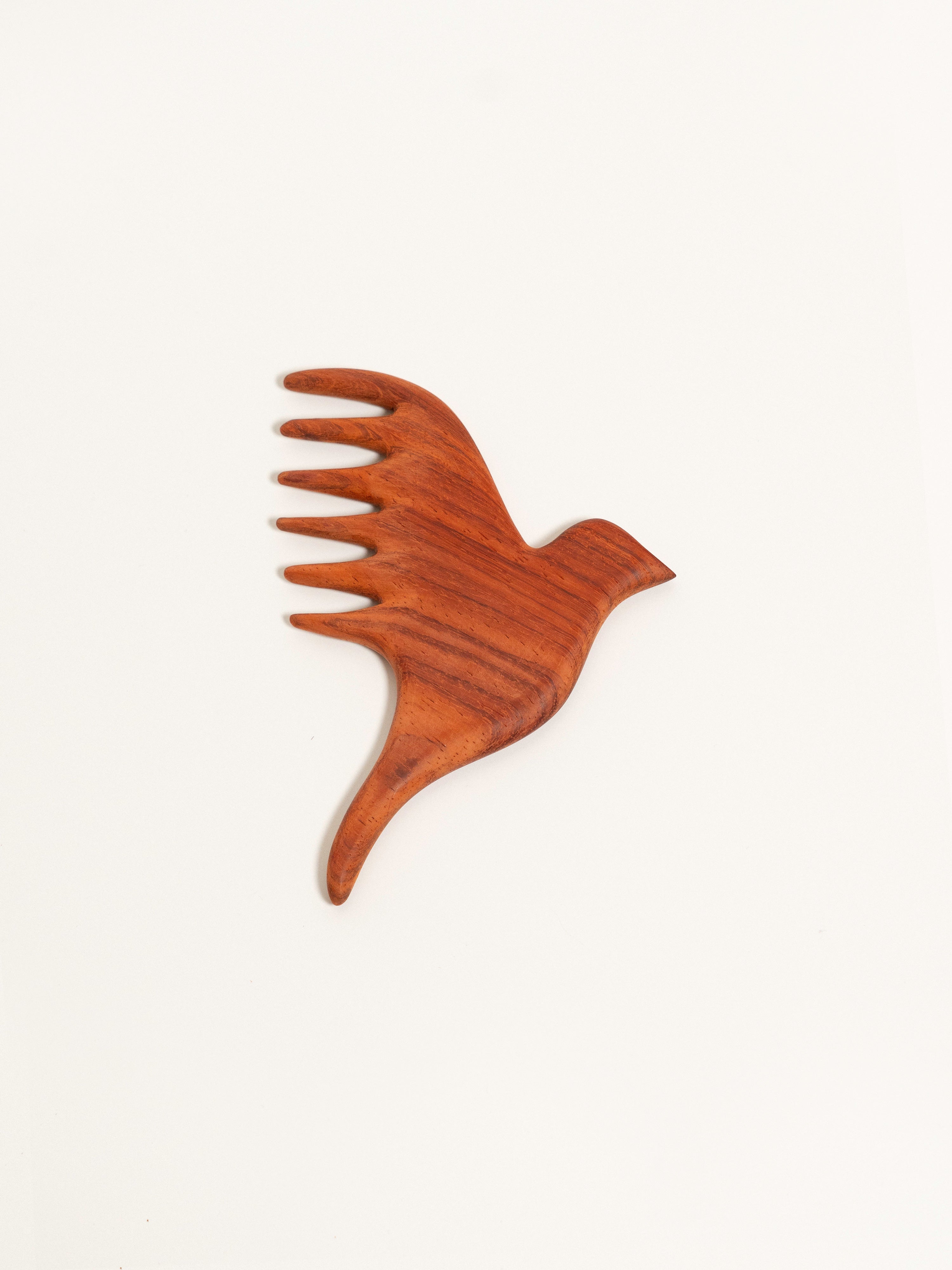 The Bird Comb - Exotic Red Padauk