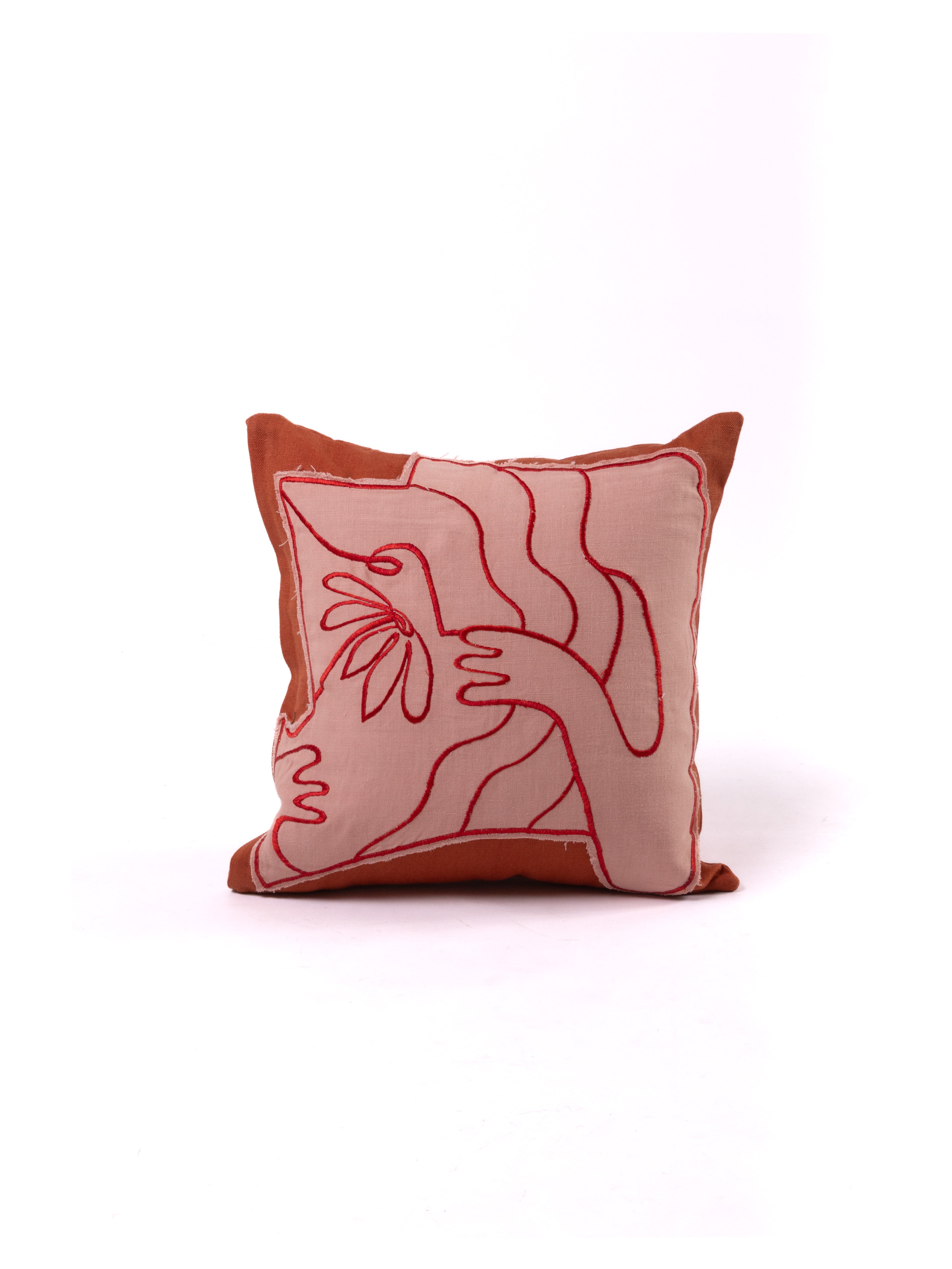 Mood Cushion - Brick Salmon