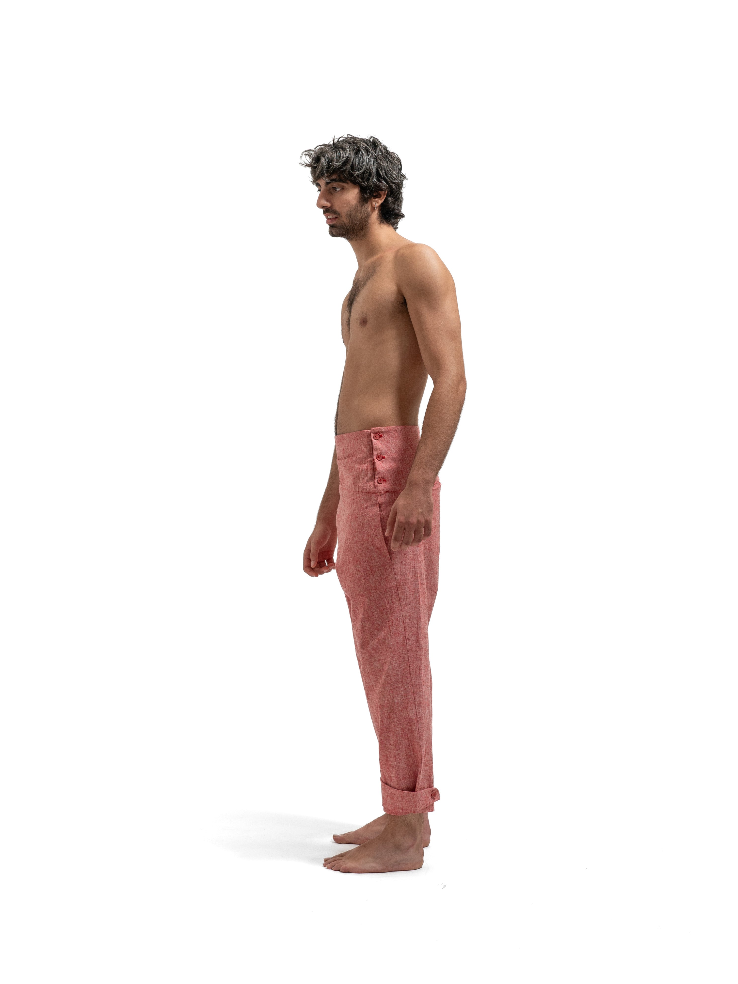 Oriental Pants - Red