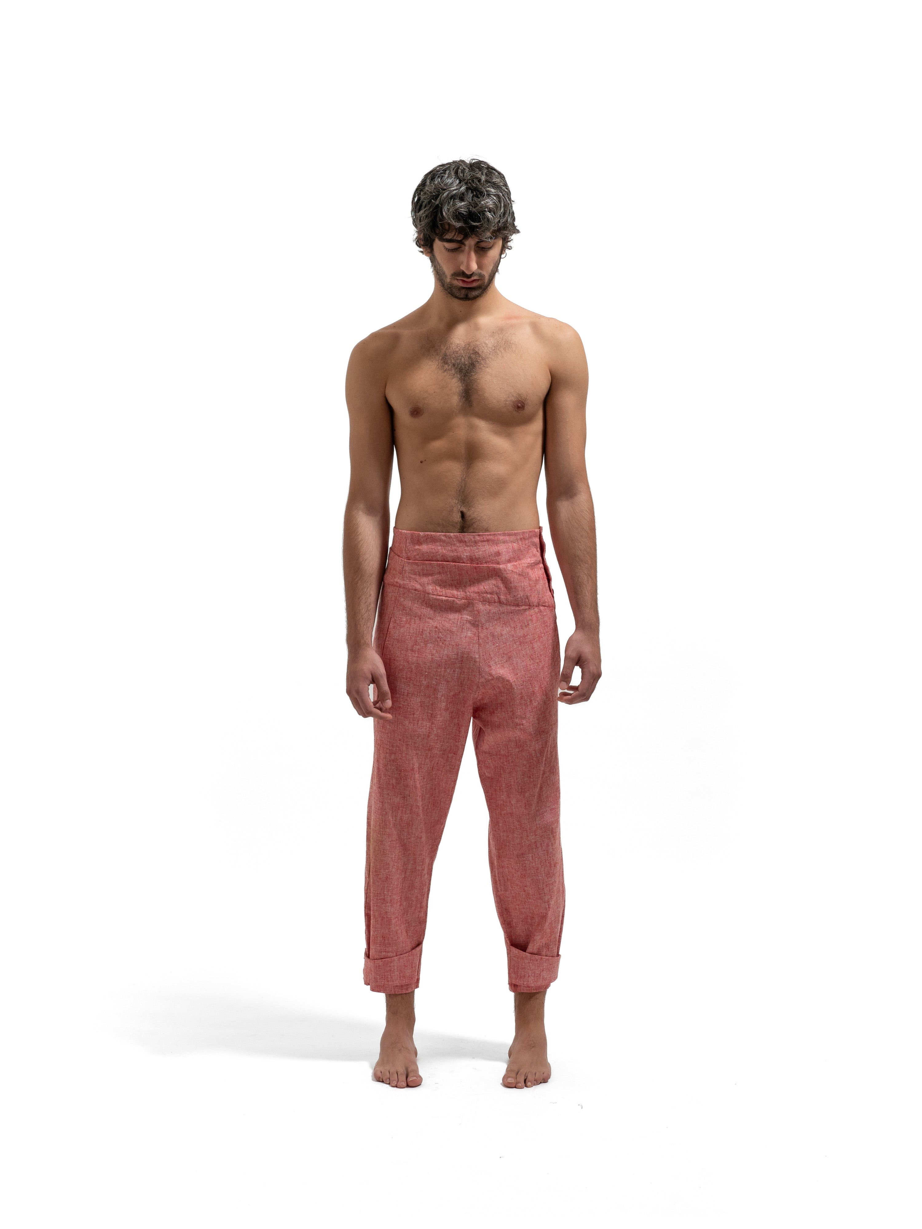 Oriental Pants - Red