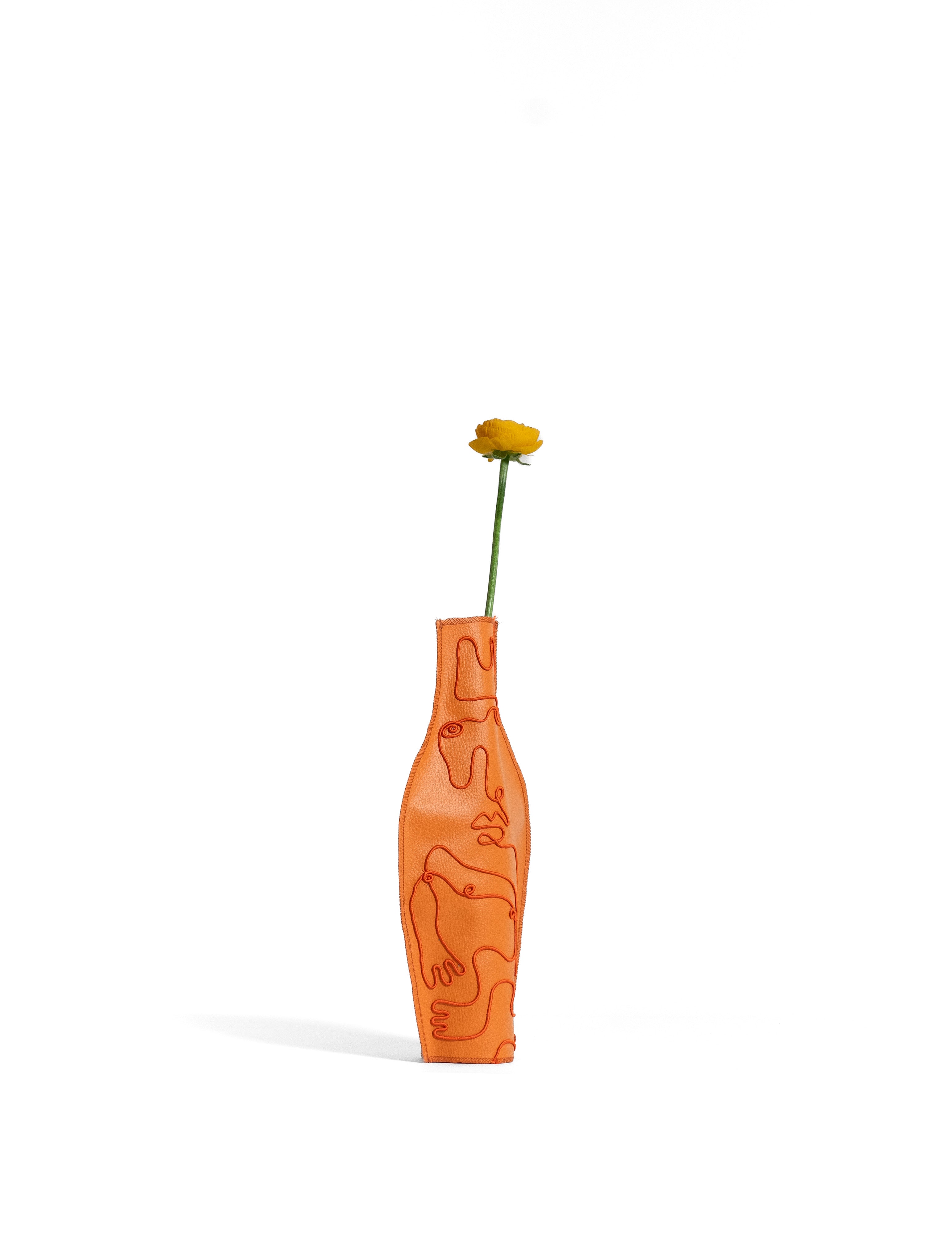 The Bottle Vase - Orange
