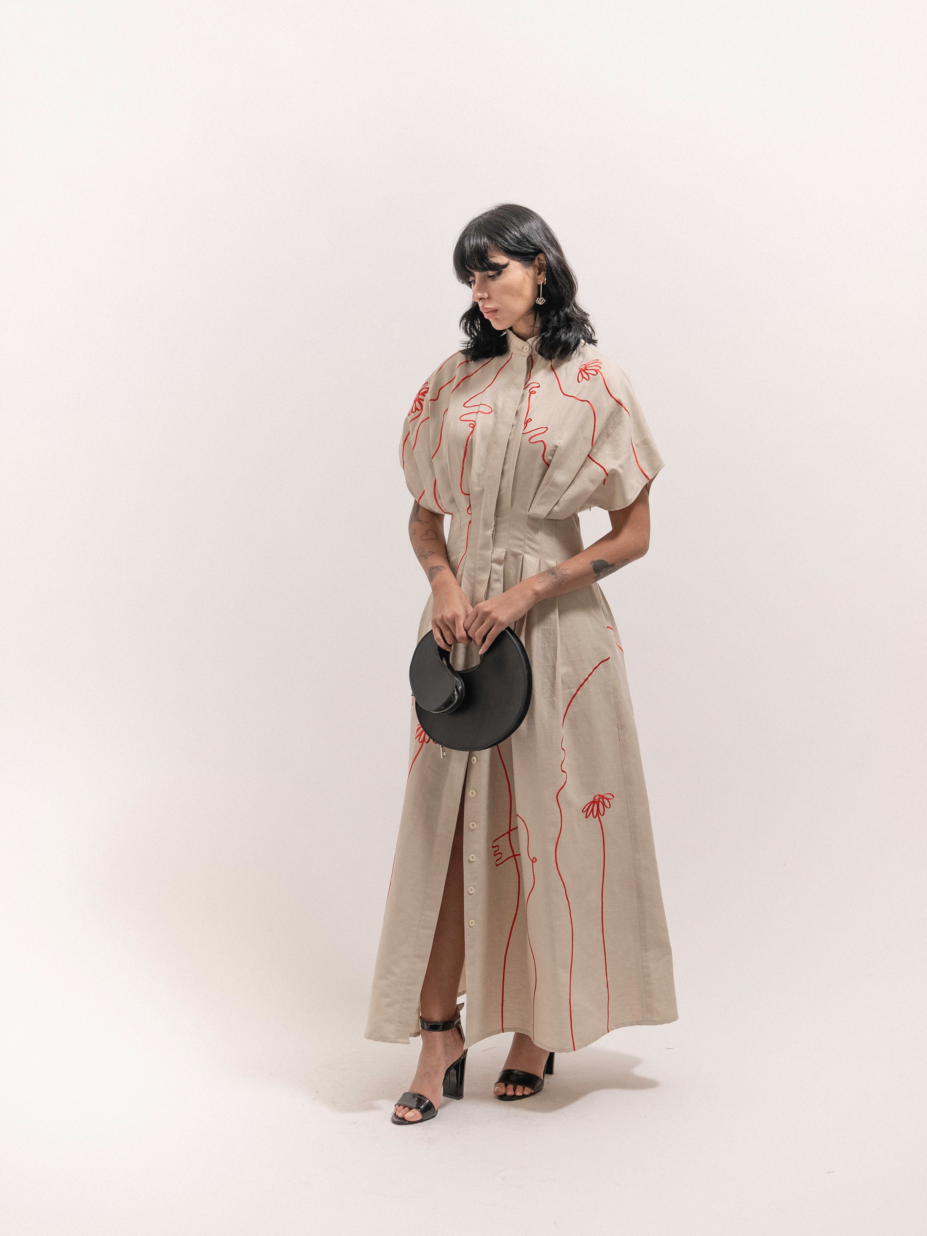 Pleated Dress