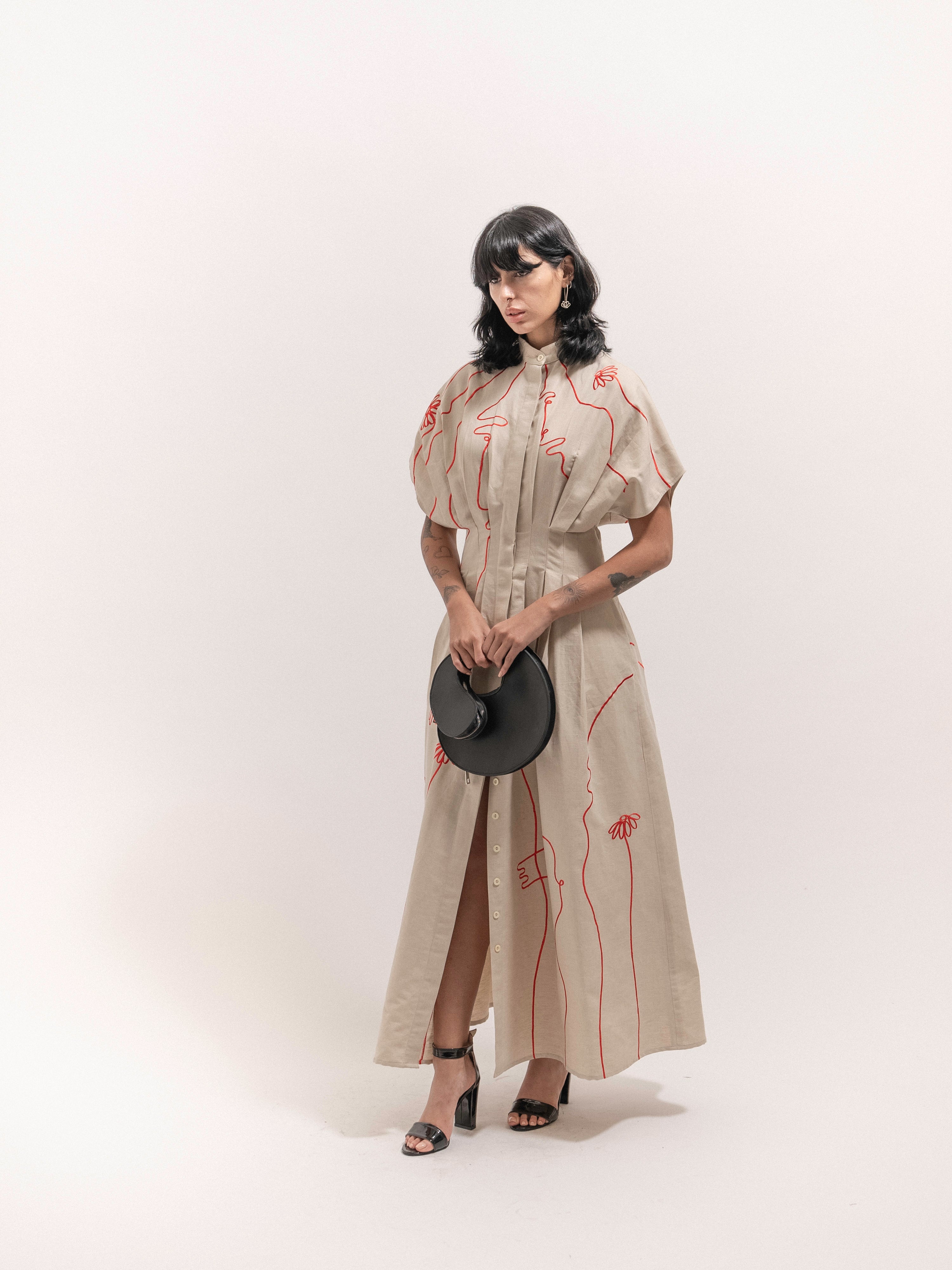 Pleated Dress